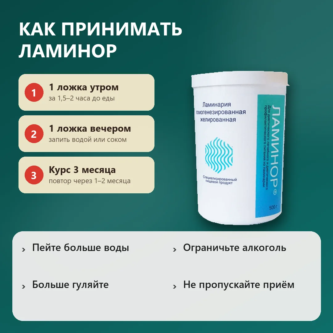 Как принимать Ламинор